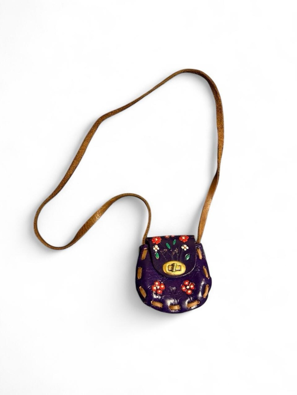 Small Handpainted Whimsical Bag